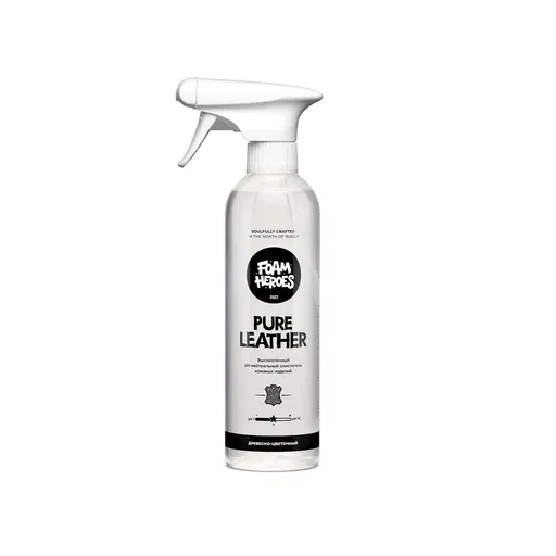 Foam Heroes Pure Leather - деликатный очиститель натуральной и искусственной кожи, 500 мл - 1