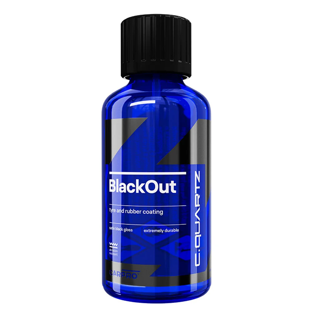 CarPro BlackOut - Защитное покрытие для резины и пластика, 50 мл - 2