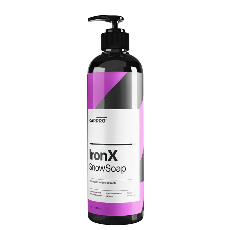 CarPro IronX Snow Soap - Шампунь-очиститель от металлических вкраплений, 500 мл - 1