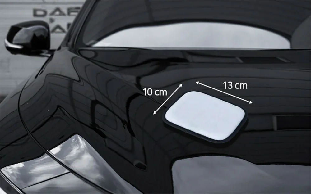 PureStar Nano-fiber Scrubbing Pad - Двусторонний пад для очистки салона автомобиля, 10x13 см - 3