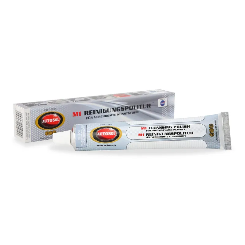 Autosol M1 Chrome Plated Plastic Polish - Паста для полировки хромированного пластика, 75 мл - 1