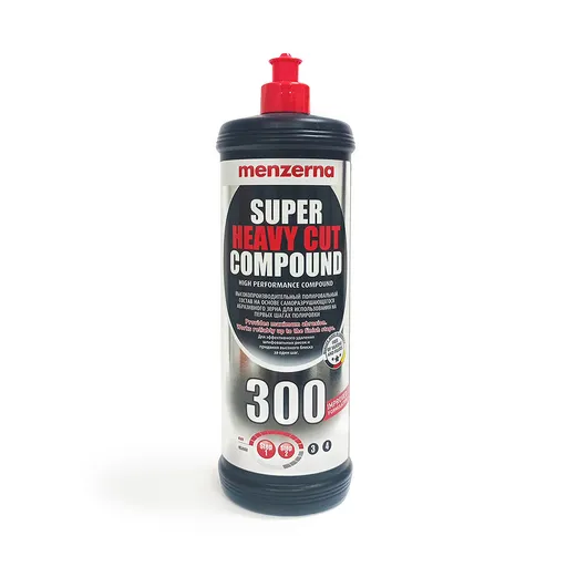 Menzerna Super Heavy Cut Compound 300 - Паста полировальная высокоабразивная, 1 кг - 1