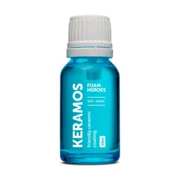 Foam Heroes Keramos - керамическое покрытие для ЛКП, хрома и дисков автомобиля на основе диоксида кремния, 15 мл