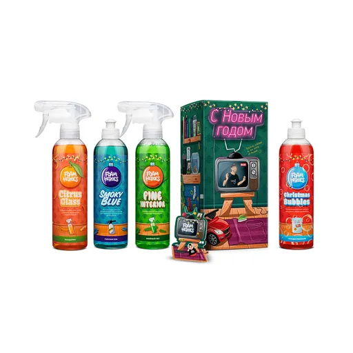 Foam Heroes New Year Kit 2024 - Новогодний подарочный набор лимитированной автокосметики - 1