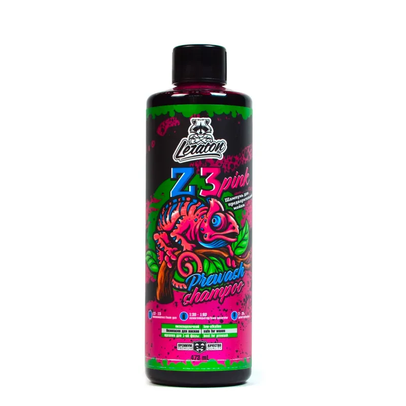 Leraton Z3 Pink - pH-нейтральная пена для бесконтактной мойки, 473 мл - 1