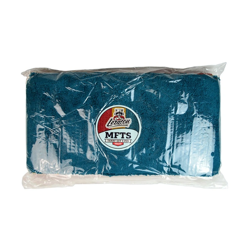 Leraton Комплект микрофибр без краев из 9 штук, 35х35 см, 280 гр/см2 - 1