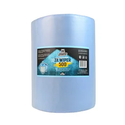 Leraton Салфетка бумажная синяя в рулоне, 3х слойная, 500 отрывов