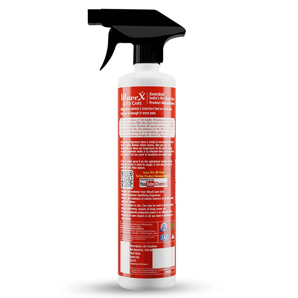 Wavex Car Perfume Prussian Passion - Освежитель воздуха, 350 мл - 2