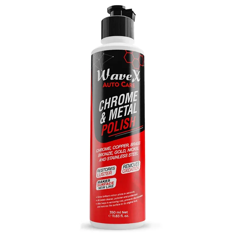 Wavex Chrome & Metal Polish - Полироль для металла и хрома, 350 гр - 1