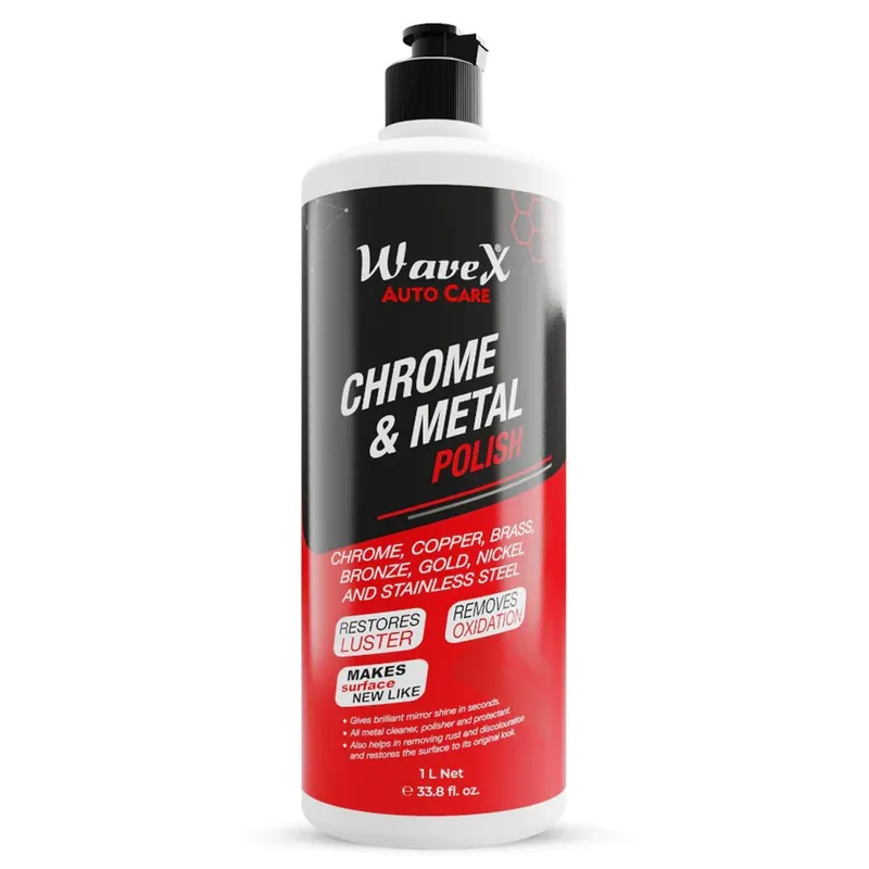 Wavex Chrome & Metal Polish - Полироль для металла и хрома, 1 кг - 1
