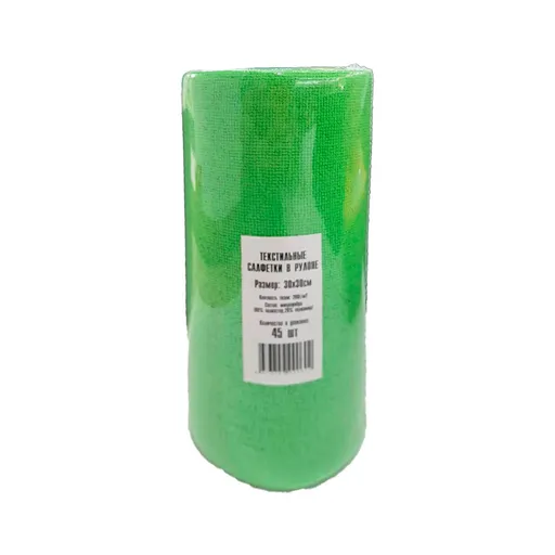 3D Отрывная фибра в рулоне, зеленая, 45 листов, 200 гр/м2, 30х30 см - 1