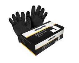 Jeta Pro Jeta Safety - Нитриловые перчатки черные, размер L, 100 шт
