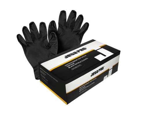 Jeta Pro Jeta Safety - Нитриловые перчатки черные, размер L, 100 шт - 1
