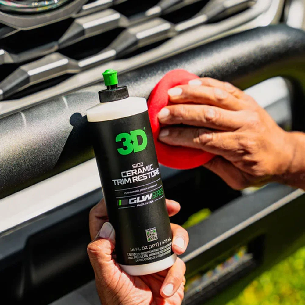 3D SIO2 Ceramic Trim Restore GLW - Реставратор пластика с гидрофобным эффектом, 473 мл - 2