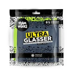 Foam Heroes Ultra Glasser - микрофибра для очистки стекол с новым вафельным плетением 40х40 см, 440 гр/м2