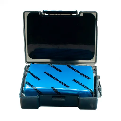 MegaShiner Clay Bar - Глина среднеабразивная, синяя, 100 гр - 1