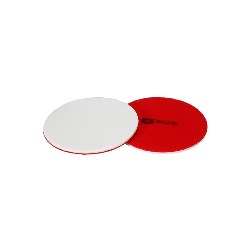 A302 Felt Polishing Pad - Круг из поливискозы для полировки стекла, металла, камня, акрила, белый, 125 мм - 1