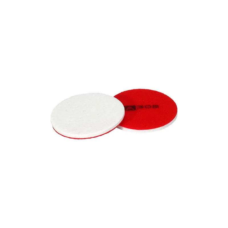 A302 Felt Polishing Pad - Круг из поливискозы для полировки стекла, металла, камня, акрила, белый, 75 мм - 1
