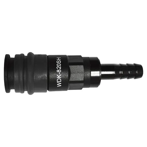 WDK-820SH Композитное пневматическое быстроразъёмное соединение с креплением шланга под ёлочку, диам - 1