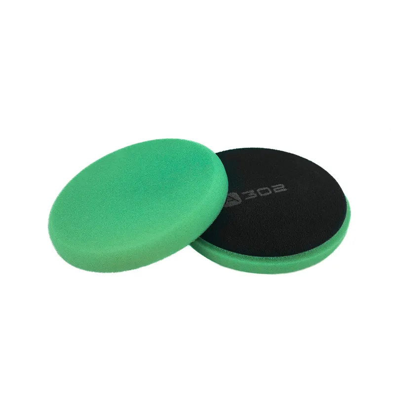 A302 Thermo Pad Standart Hard - Твердый полировальник для ротационных машинок, зеленый, 140 мм - 1