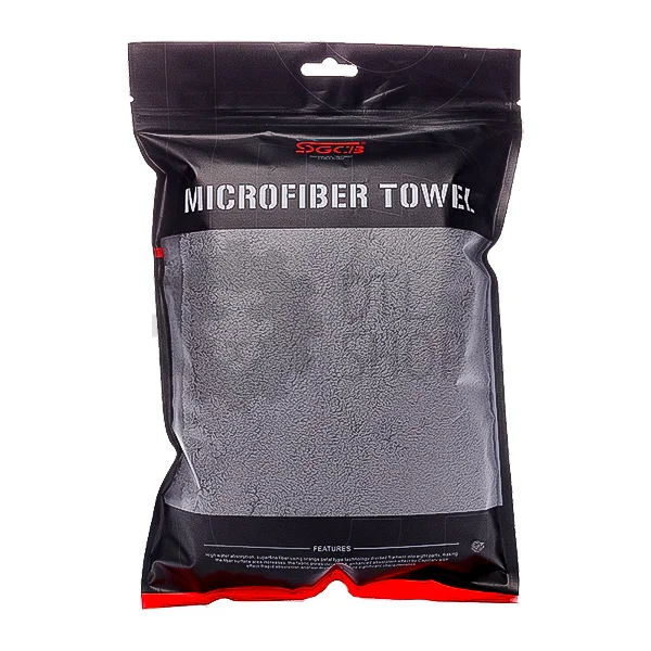 SGCB Edgeless Monster Towel - микрофибра без оверлока 40*60см 500 г/м2 серая - 2