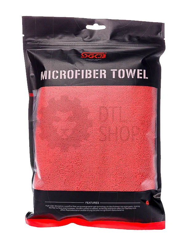 SGCB Miracle Cobra Towel - микрофибра для располировки составов 40*60см 380 г/м2 красная - 2