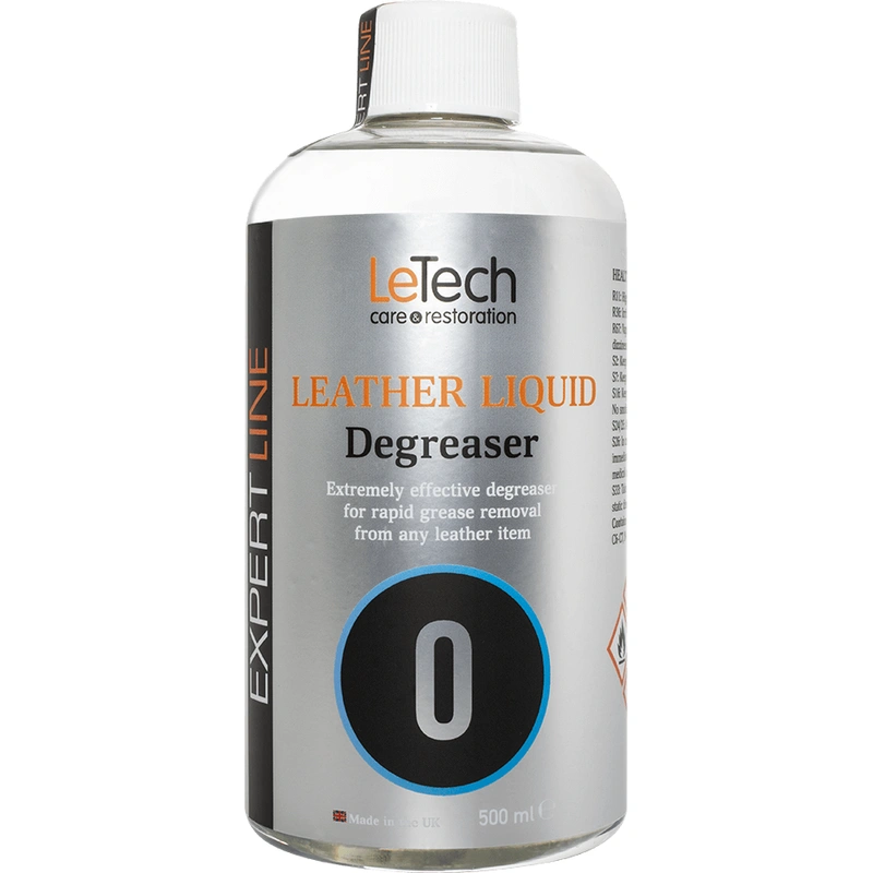 LeTech Leather Liquid Degreaser - Средство для обезжиривания кожи, 500 мл - 1