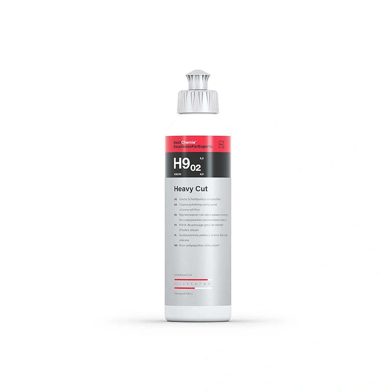 Koch Chemie Heavy Cut H9.02 - Абразивная полировальная паста для твёрдых лаков, 250 мл - 1