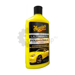 Meguiar's Ultimate Wash & Wax - Автомобильный шампунь, 473 мл