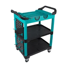 HANKO Тележка полировщика с держателем для машинок и крючками