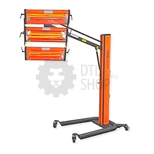 WDK-3D Трехкассетная мобильная ИК сушка на пантографической стойке с гидроцилиндром - 1