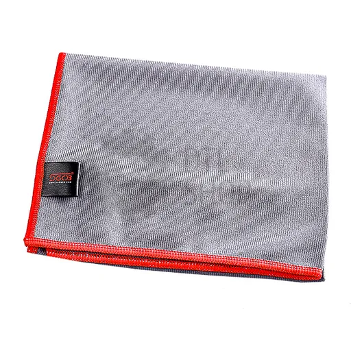 SGCB Glass Microfiber Towel - микрофибра для протирки стекол 40*40см 300 г/м2 серая - 1