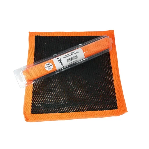 Shine Systems !!Suede Салфетка для нанесения составов серая 40х40 см - 1