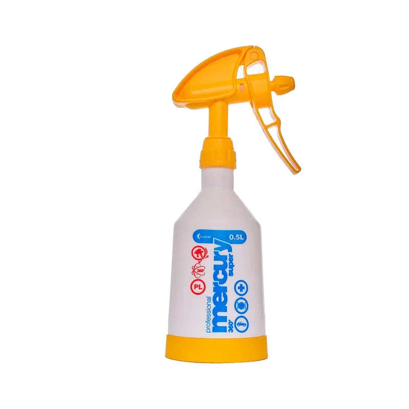 Kwazar Mercury SUPER PRO+ 360 Viton yellow - Курковый распылитель, желтый, 500 мл - 1