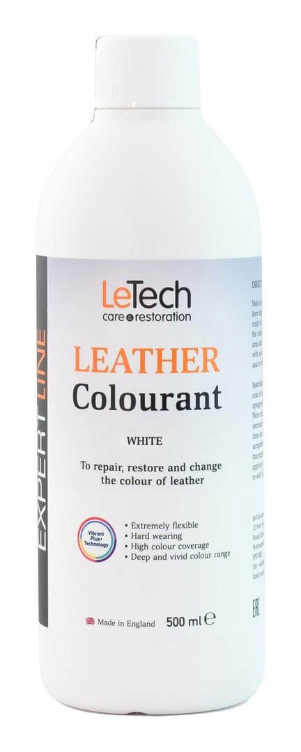 LeTech Leather Colourant White - краска для кожи, белый, 200 мл - 2