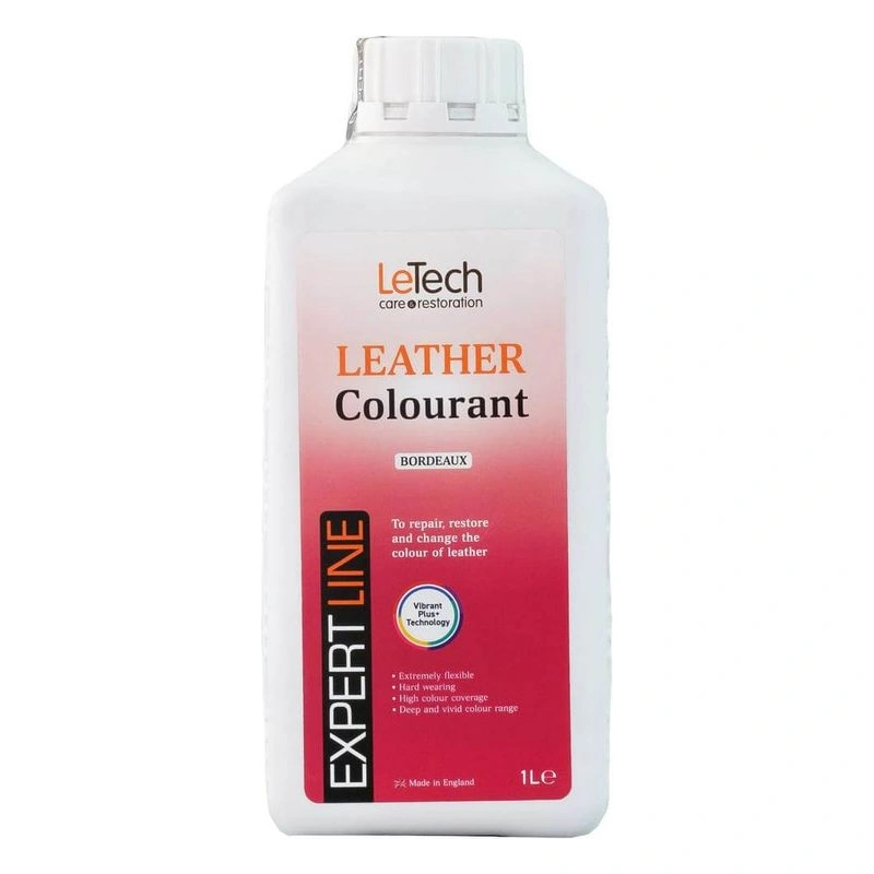 LeTech Leather Colourant Bordeaux - краска для кожи, бордовый, 1 л - 1