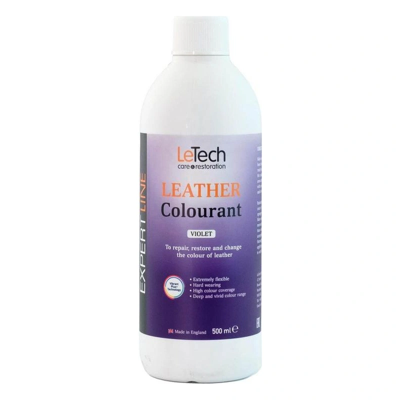LeTech Leather Colourant Violet - краска для кожи, фиолетовый, 500 мл - 1