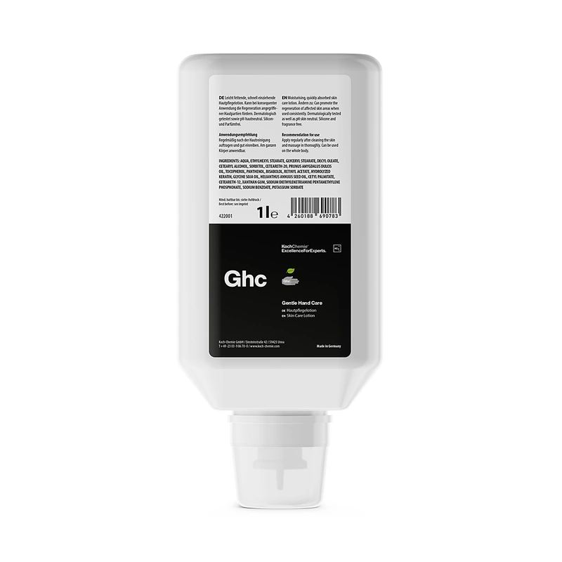 Koch Chemie Gentle Hand Care - Лосьон крем для ухода за кожей рук, 1 л - 1