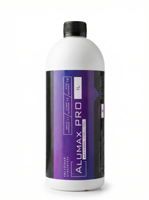 Himprofline Alumax Pro - кислотный очиститель для алюминия, кузова и стекол, 1л - 1